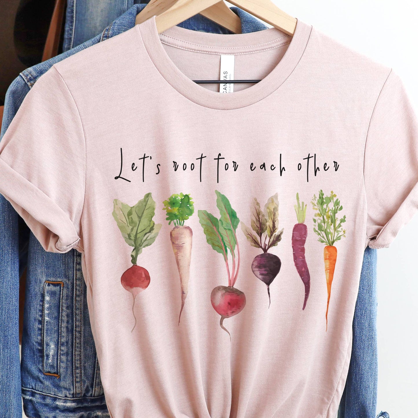 Lets Root Gardening Farmers Market Vegetable Graphic Tee Par.tees by Party On!