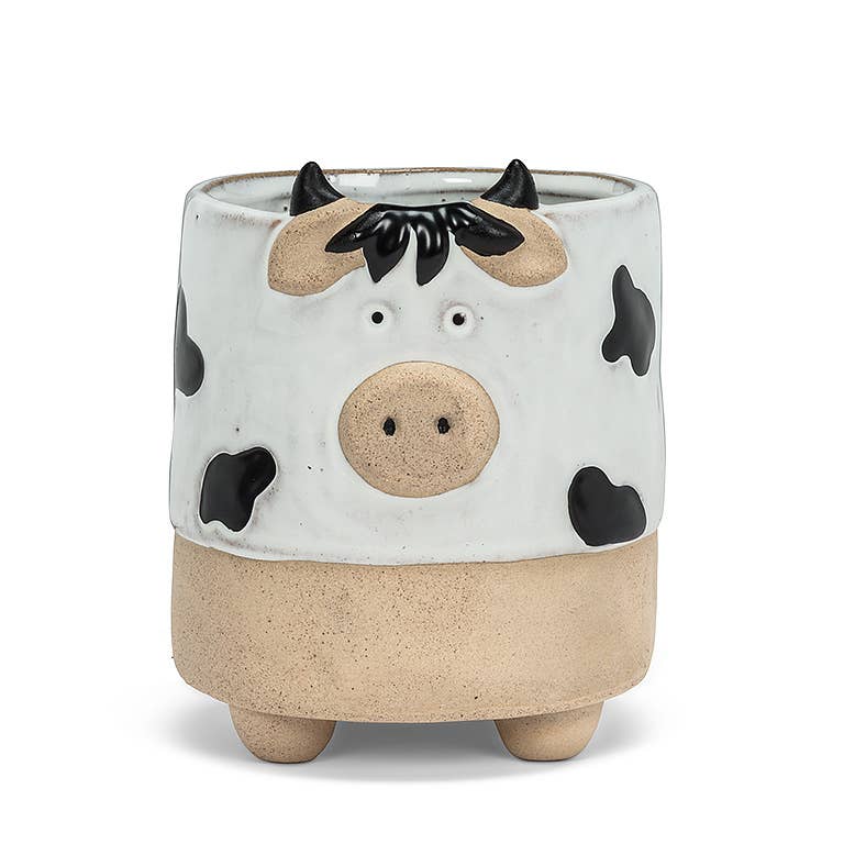 Lg Cow on Legs Planter-5"H-867