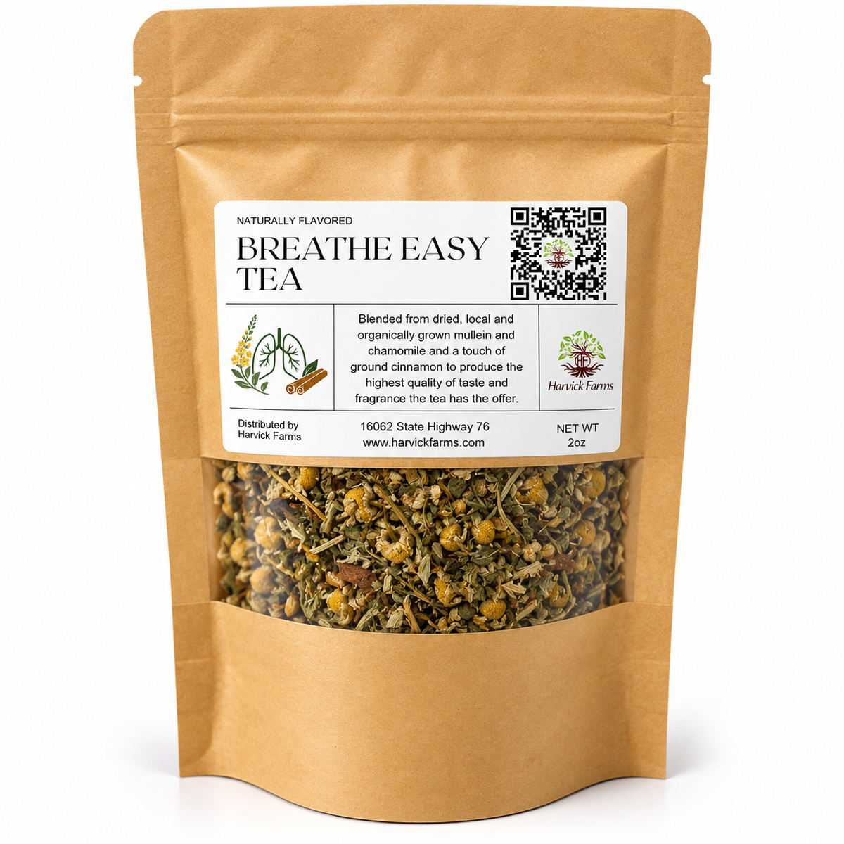Breathe Easy Tea - Loose Leaf 2oz - Harvick Farms