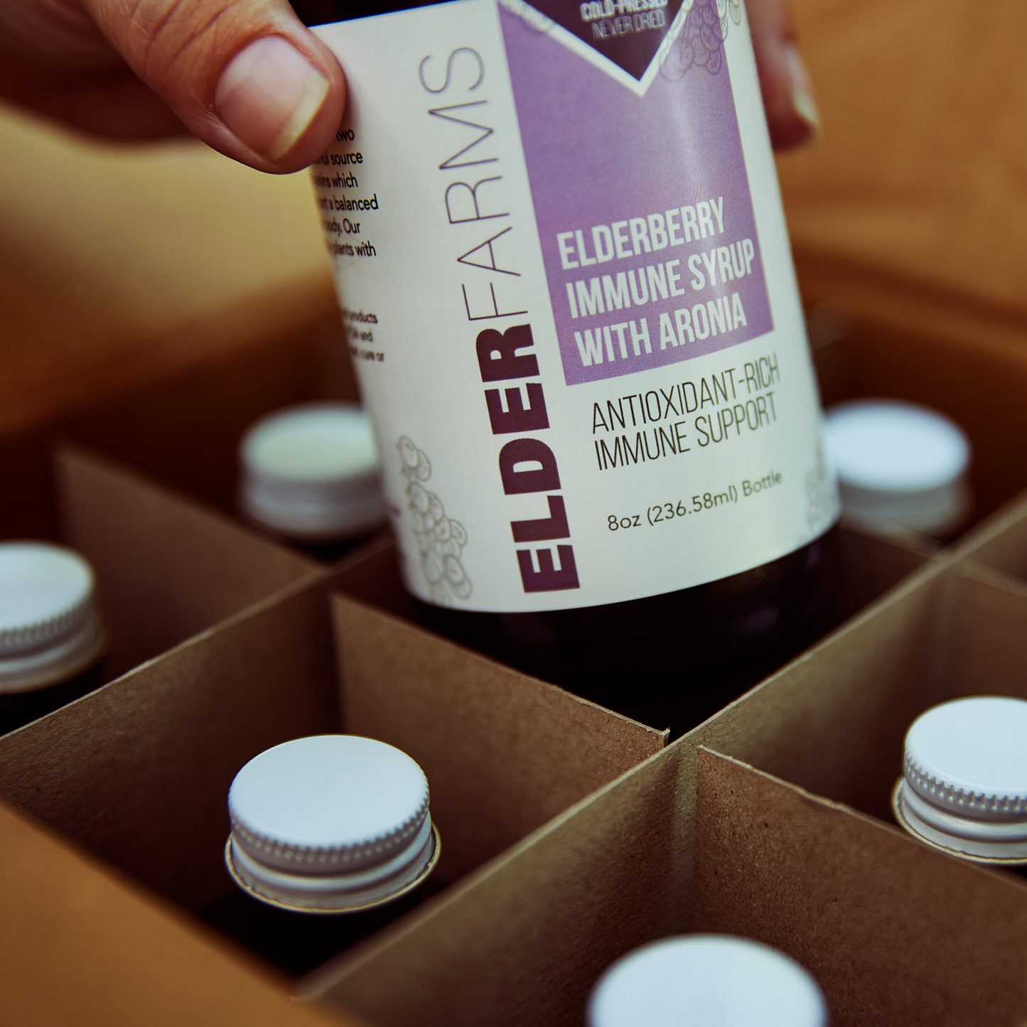 Elderberry Immune Syrup with Aronia