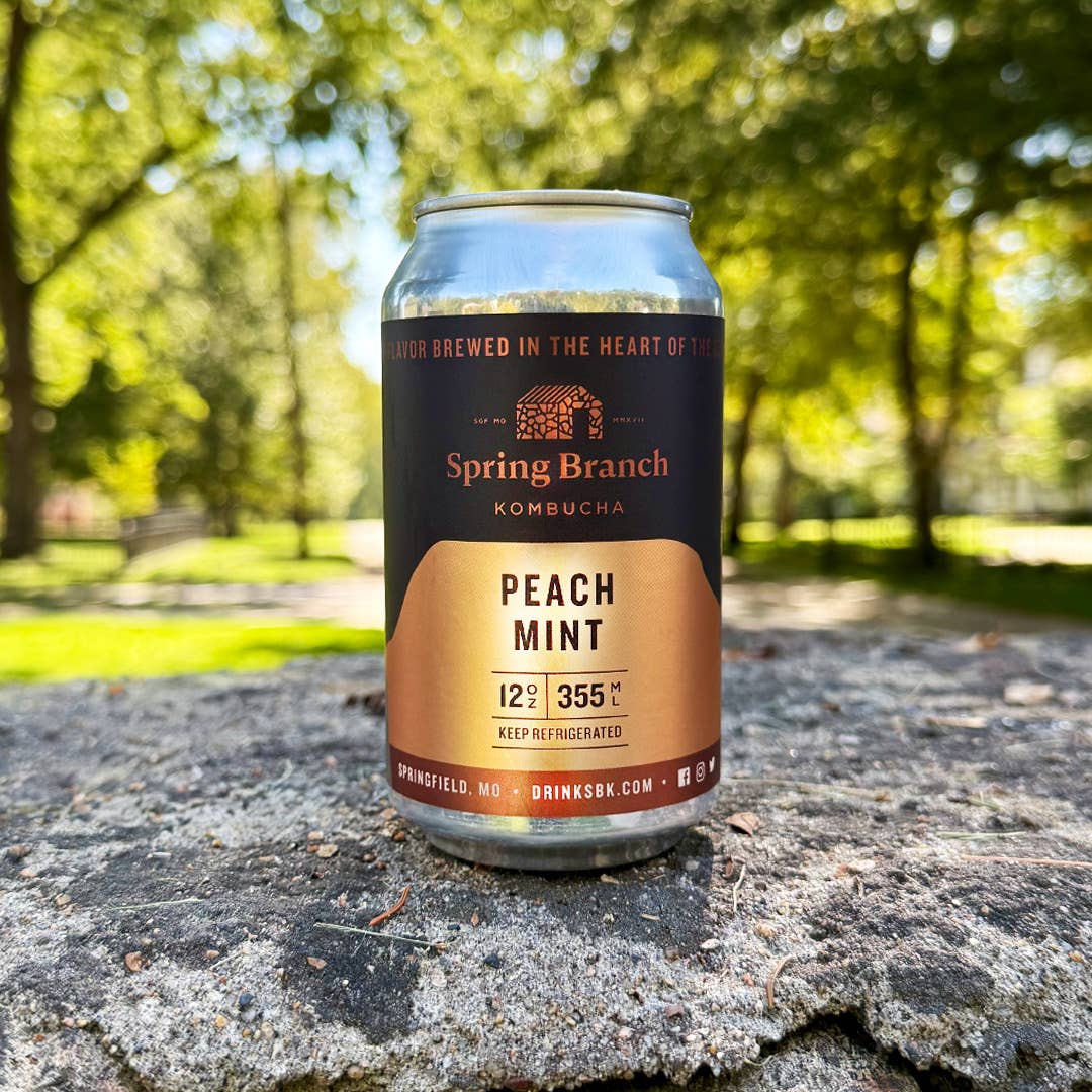 Peach Mint Kombucha - Harvick Farms