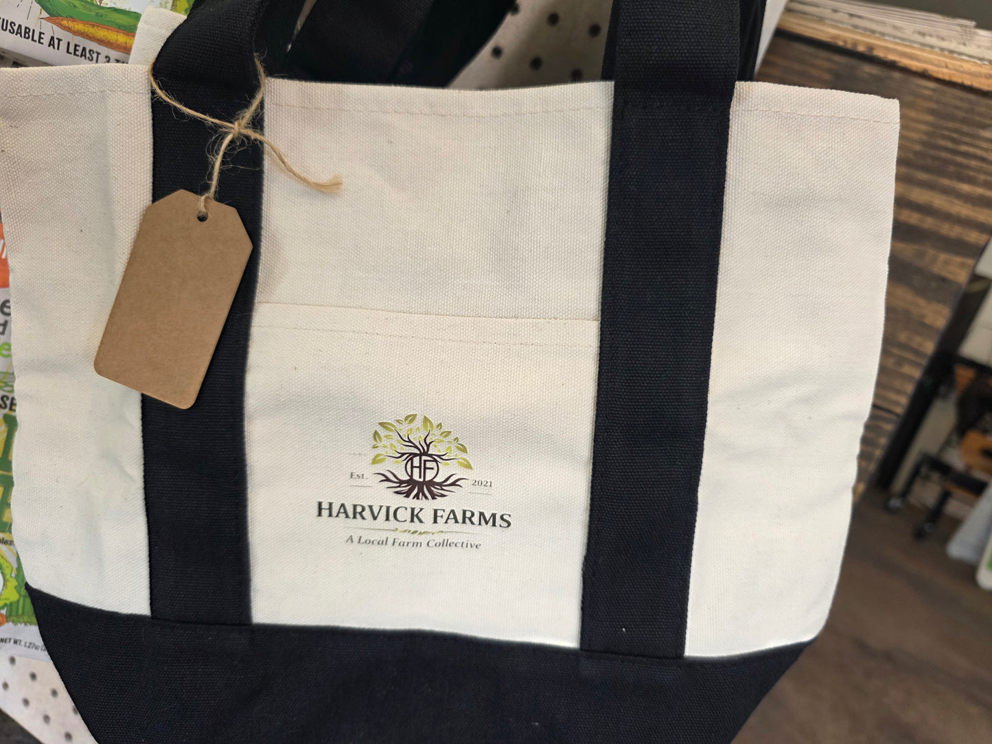 Harvick Farms Small Market Canvas Bag