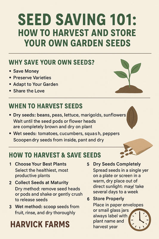 Seed Saving 101: How to Harvest and Store Your Own Garden Seeds