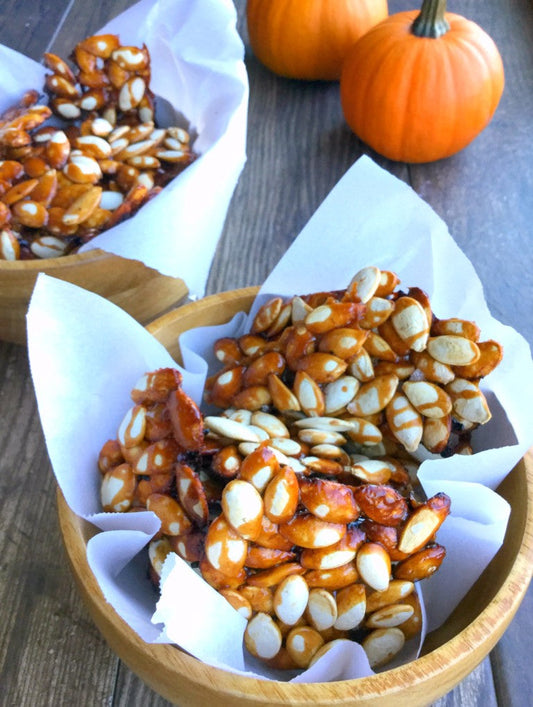 Pumpkin-seed brittle by Harvick Farms in Cassville, MO