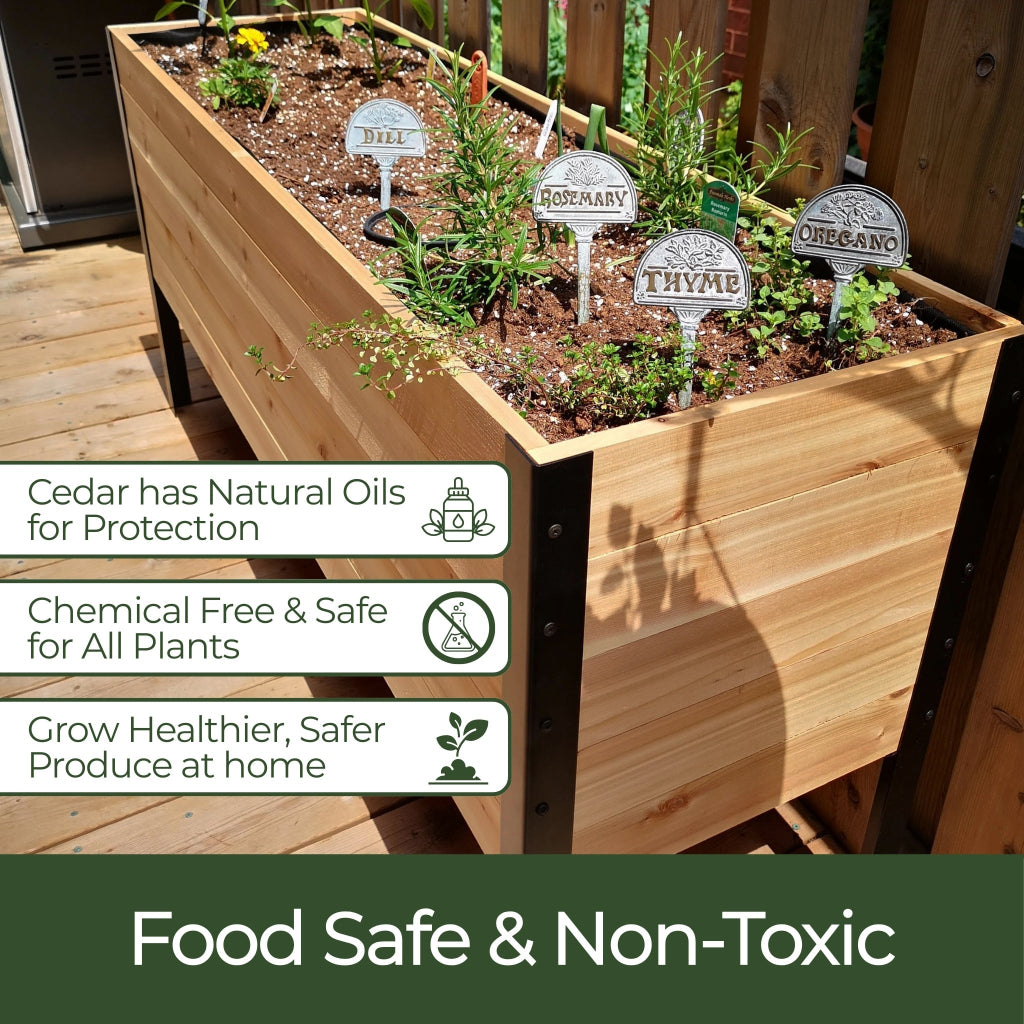 18″ x 36″ Deep Root Raised Garden Bed - 30″ TALL / Select Grade - Harvick Farms 