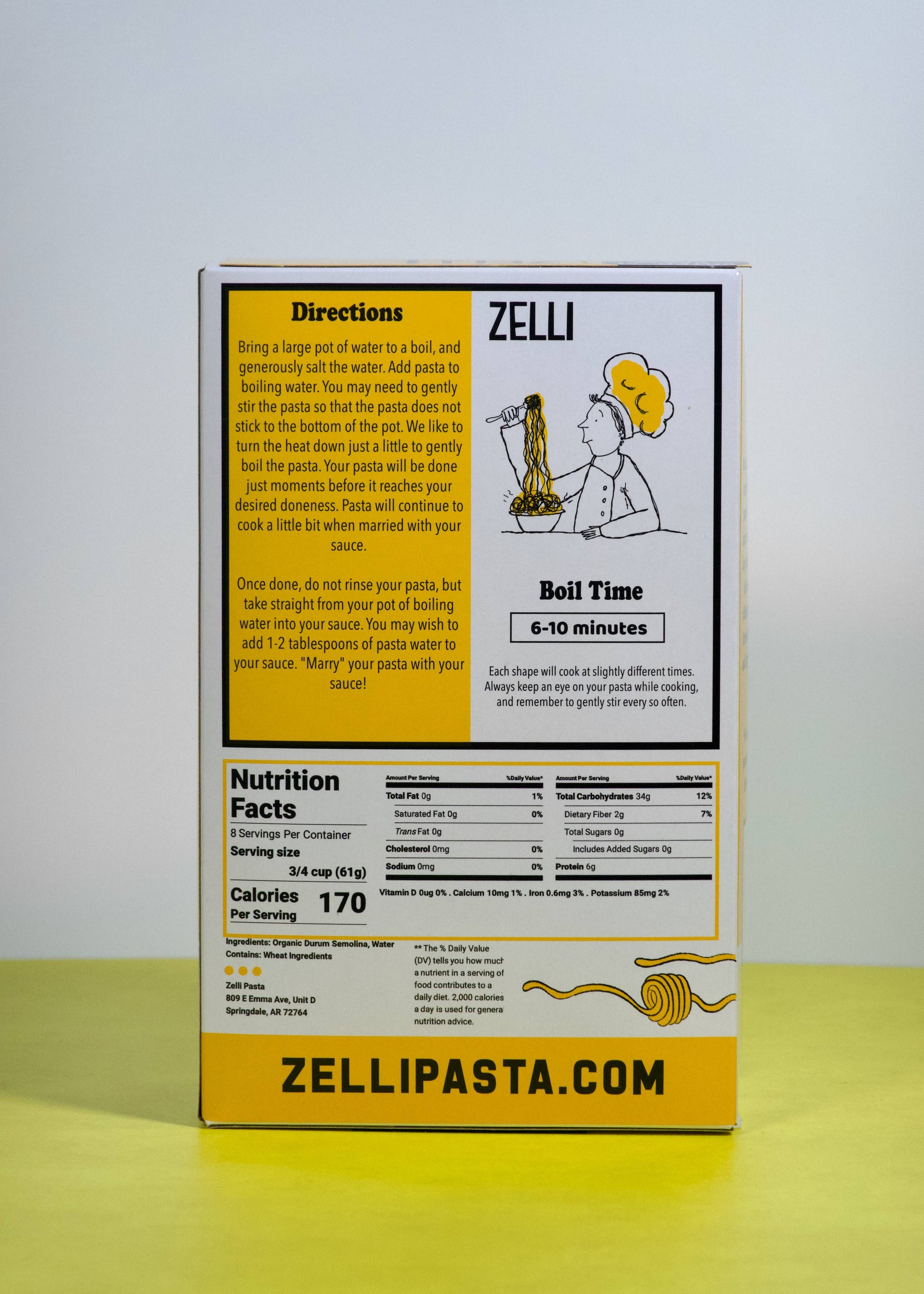 Creste Di Gallo Zelli Pasta