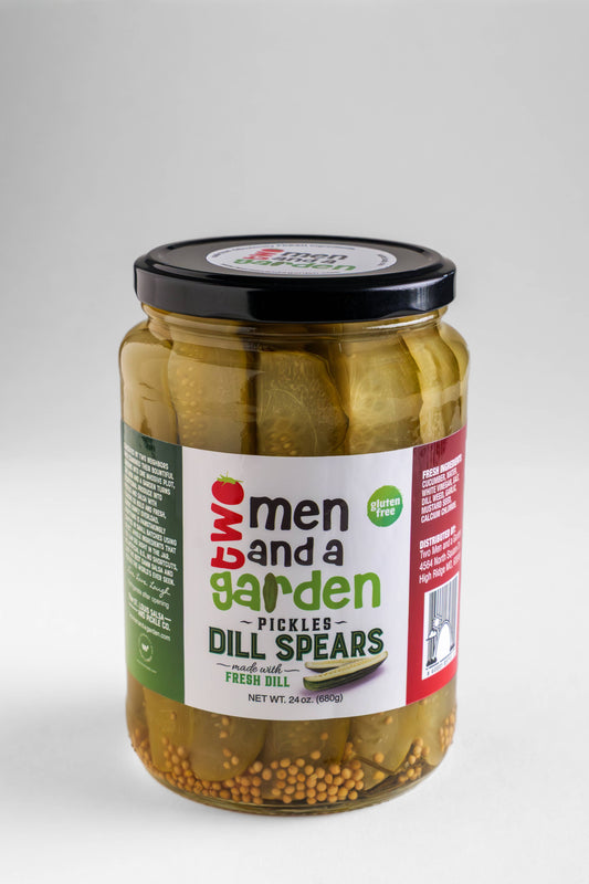 Dill Pickle Spears 24 oz jar Two Men and a Garden