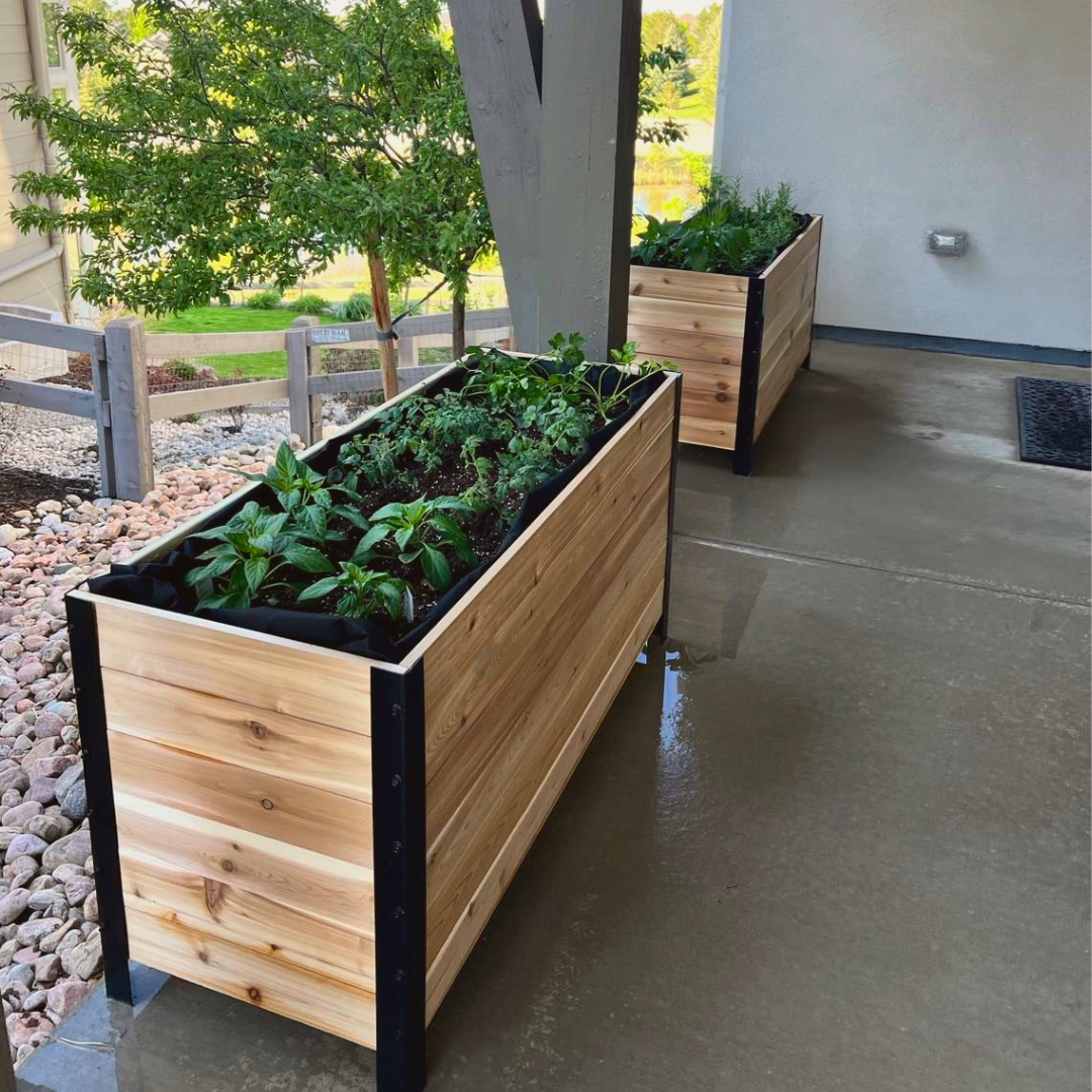 18" x 48" Planter Box - 24" TALL / Select Grade - Harvick Farms 