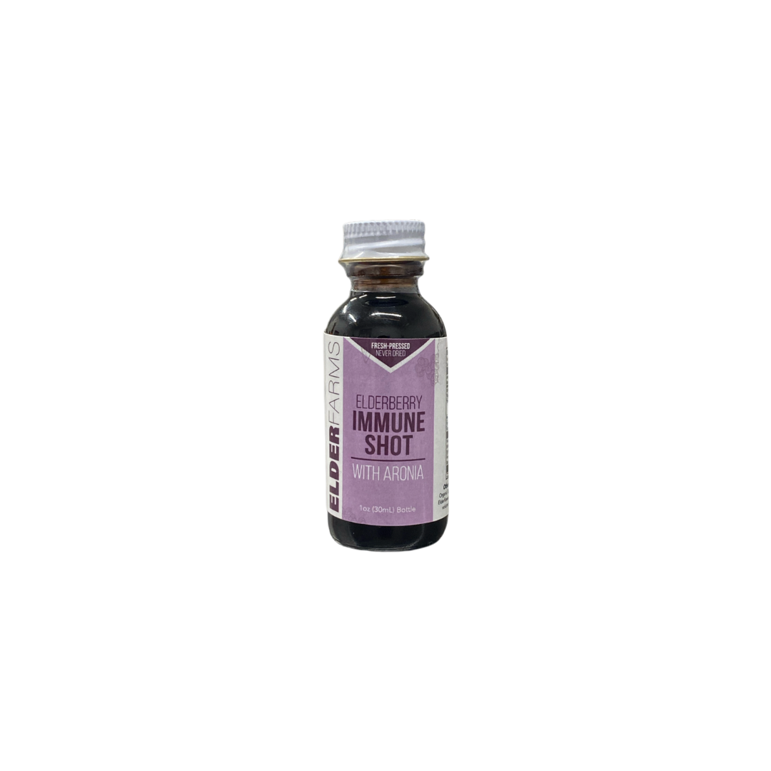 Elderberry Immune Shot With Aronia (1oz) Elder Farms