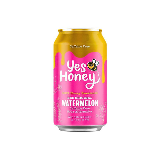 Yes Honey - 100% Honey Sweetened Soda- Watermelon  Yes Honey