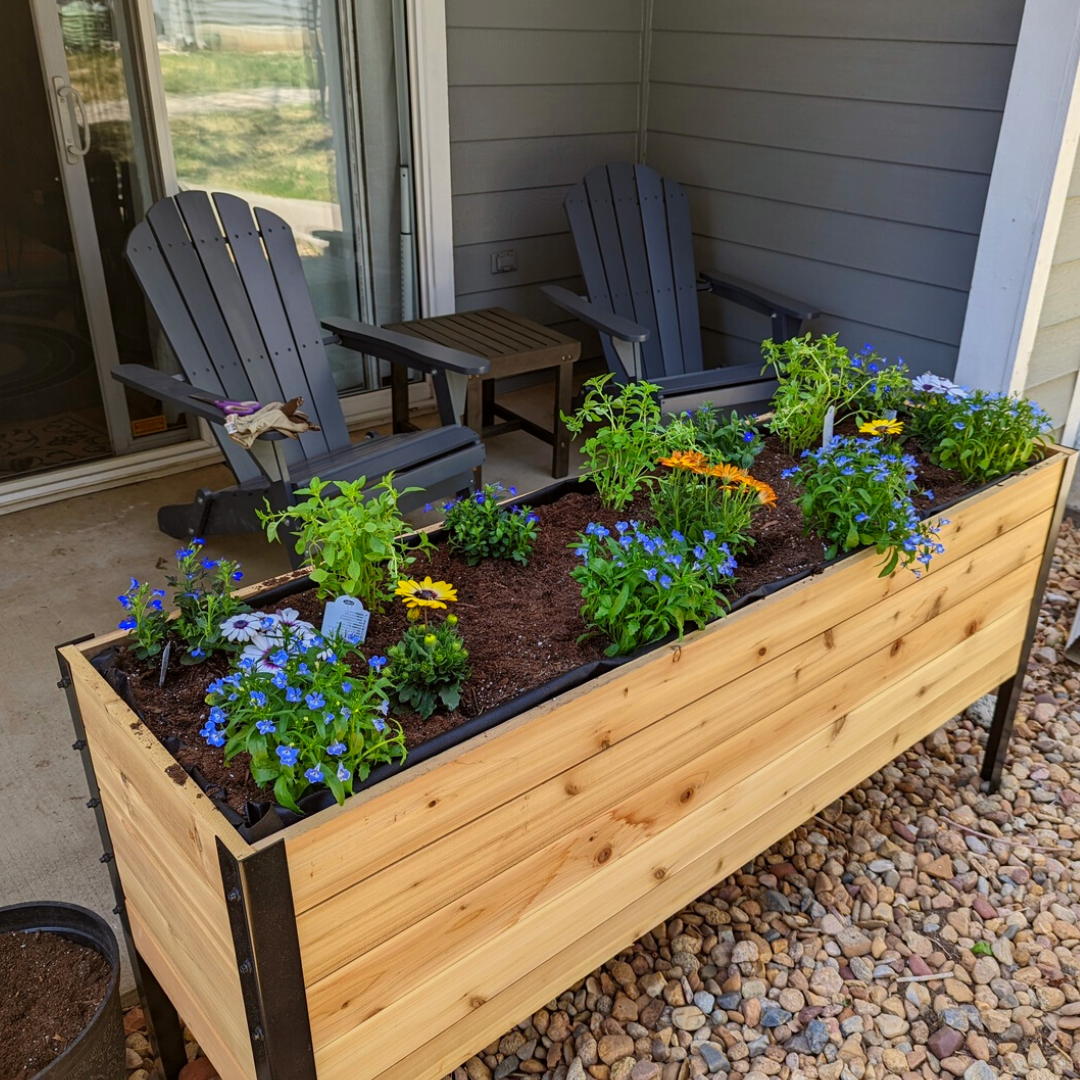 18″ x 60″ Deep Root Raised Garden Bed - 30″ TALL / Select Grade - Harvick Farms 