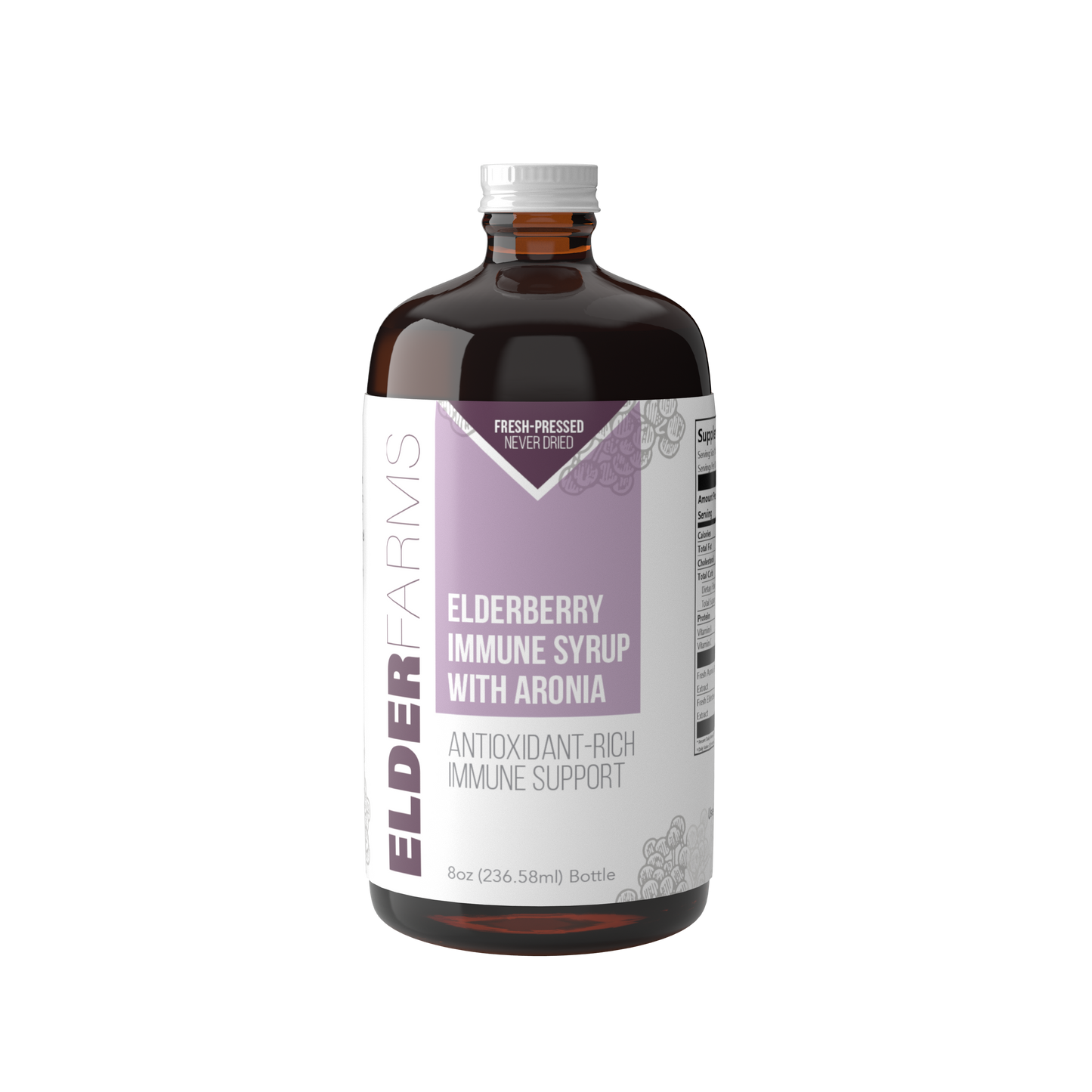 Elderberry Immune Syrup With Aronia (8oz) Elder Farms