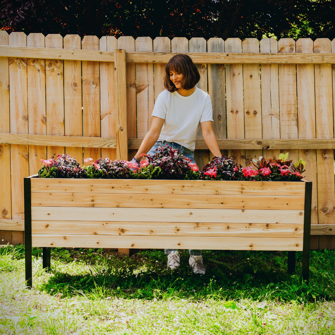 18″ x 72″ Deep Root Raised Garden Bed - 30″ TALL / Select Grade - Harvick Farms 