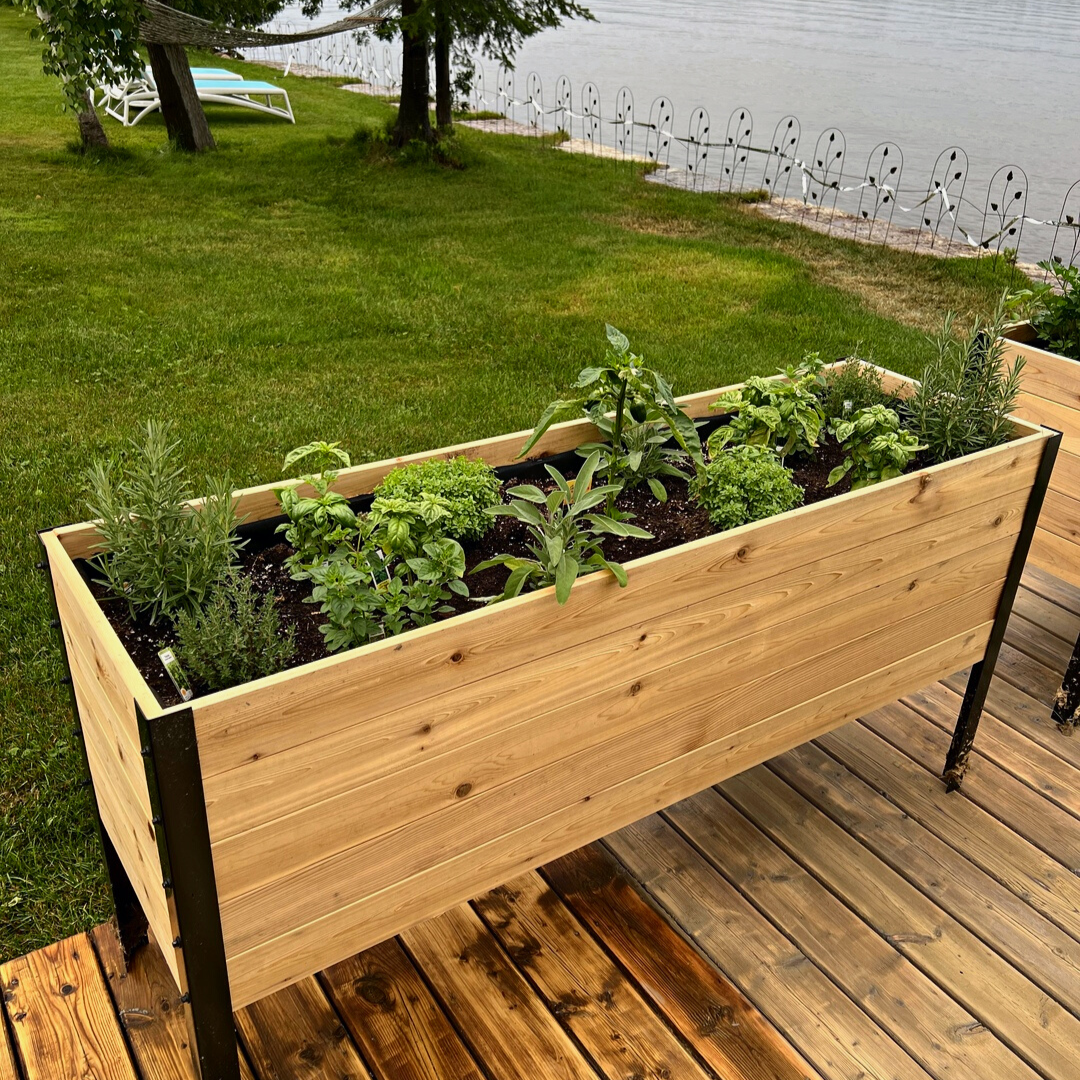 18″ x 60″ Deep Root Raised Garden Bed - 30″ TALL / Select Grade - Harvick Farms 