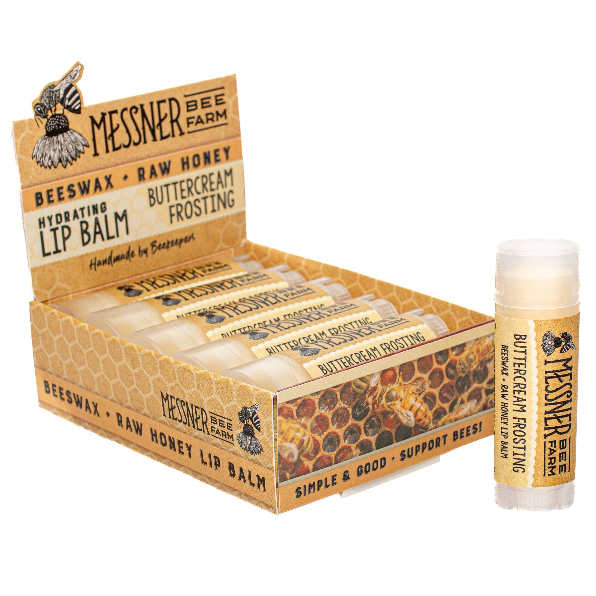 Buttercream Frosting Lip Balm Messner Bee Farm