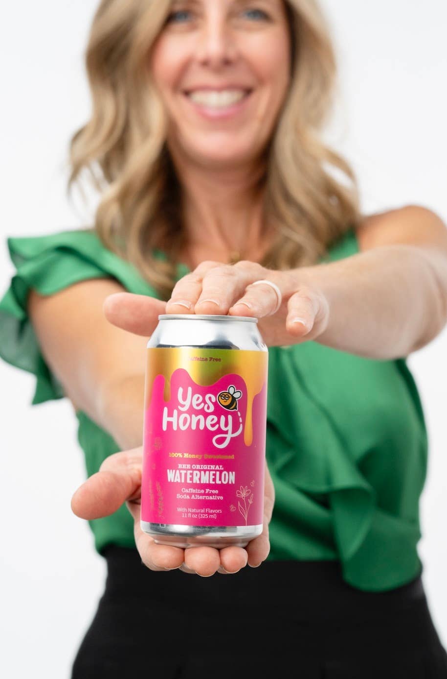Yes Honey - 100% Honey Sweetened Soda- Watermelon  Yes Honey