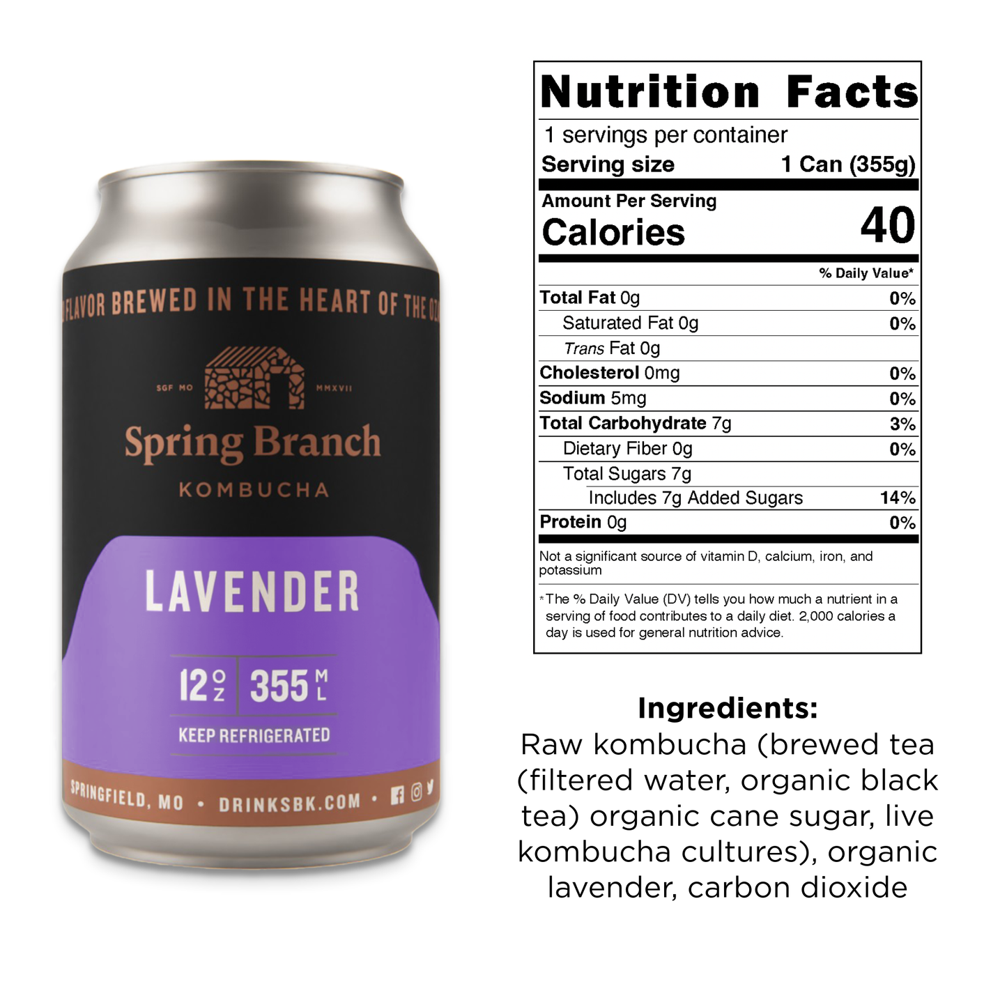 Zen Trio Kombucha Variety 12-Pack Spring Branch Kombucha