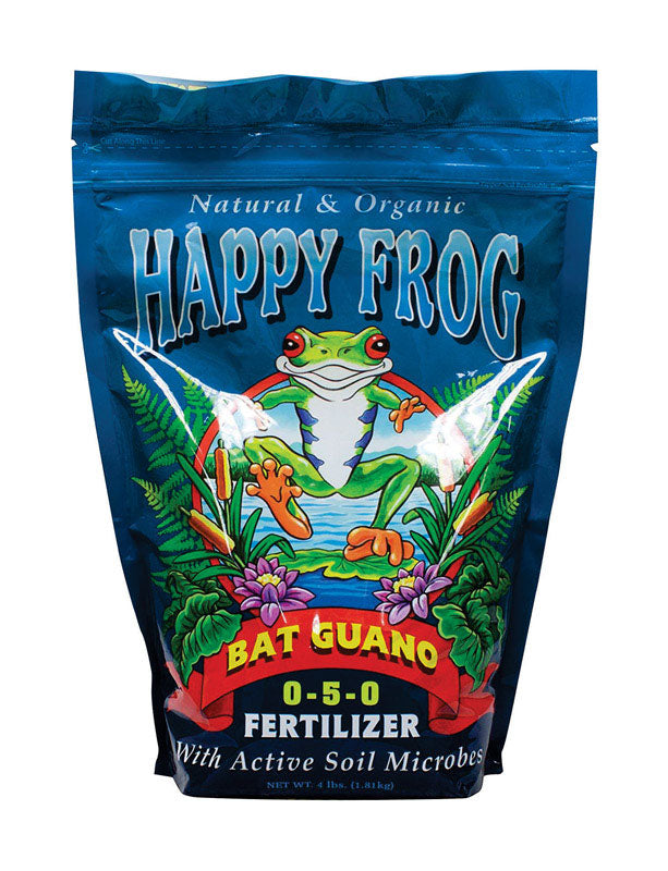 Foxfarm 7739485 Happy Frog Bat Guano Organic Fertilizer, 4 lbs