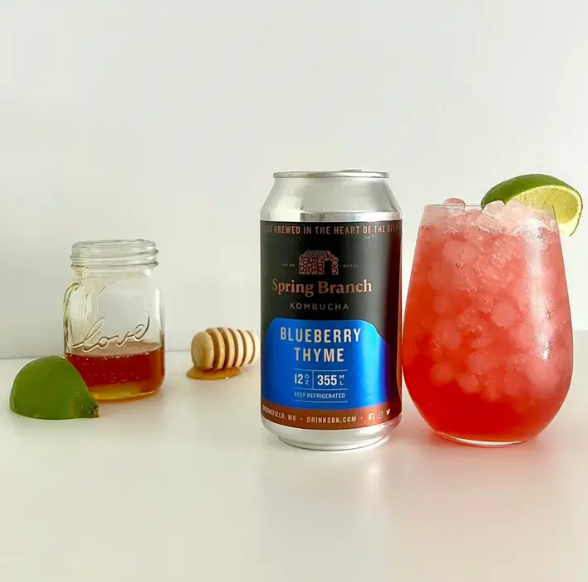 Spring Branch Kombucha - Low Sugar, Gluten-Free, Vegan, 12 oz Spring Branch Kombucha