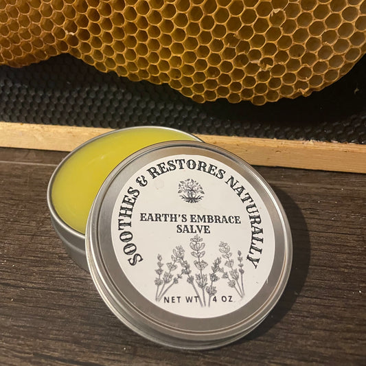 Harvick Farms Earth's Embrace Salve – Soothe & Restore (4oz Tin)