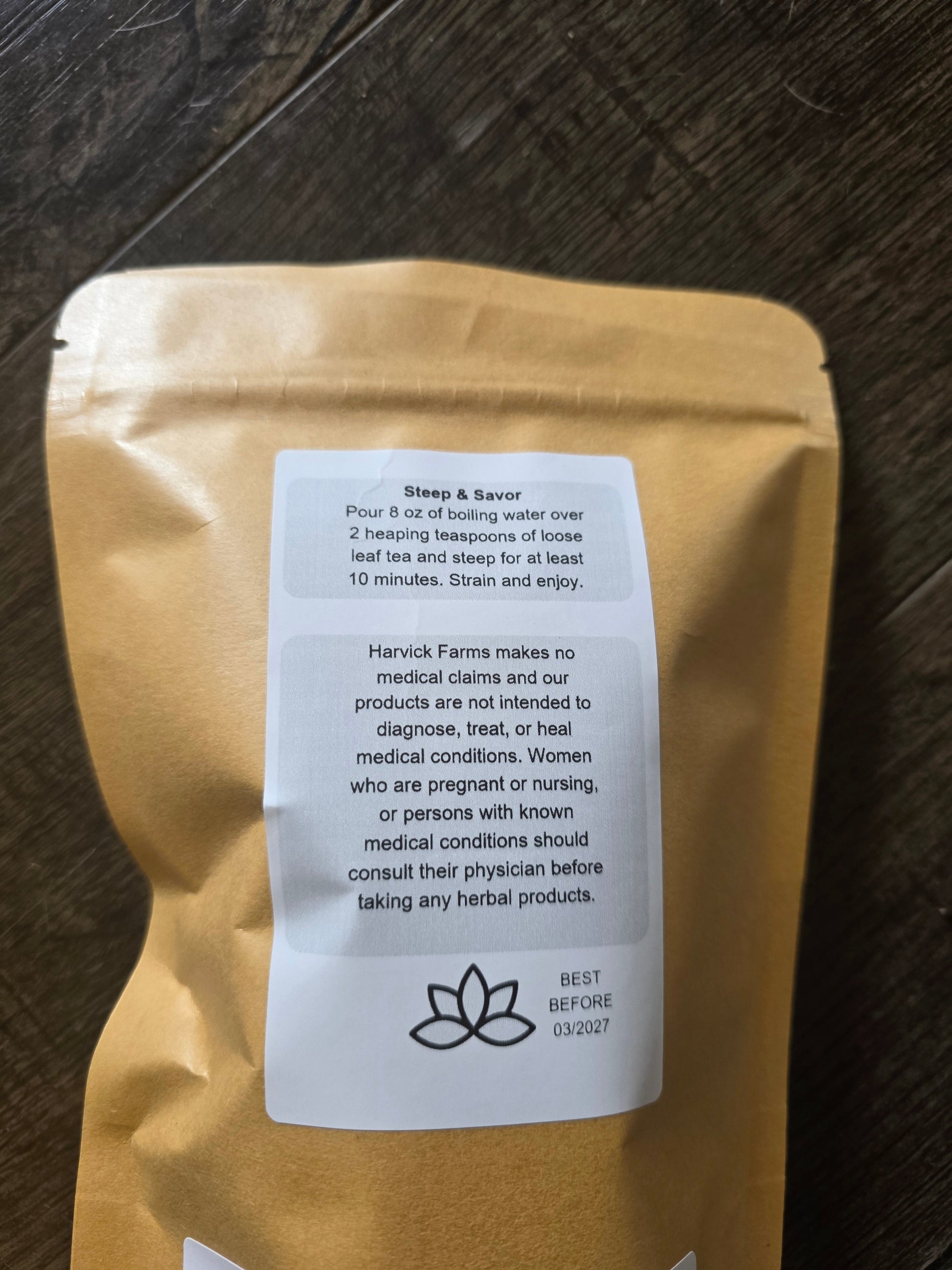 Breathe Easy Tea - Loose Leaf 2oz Harvick Farms