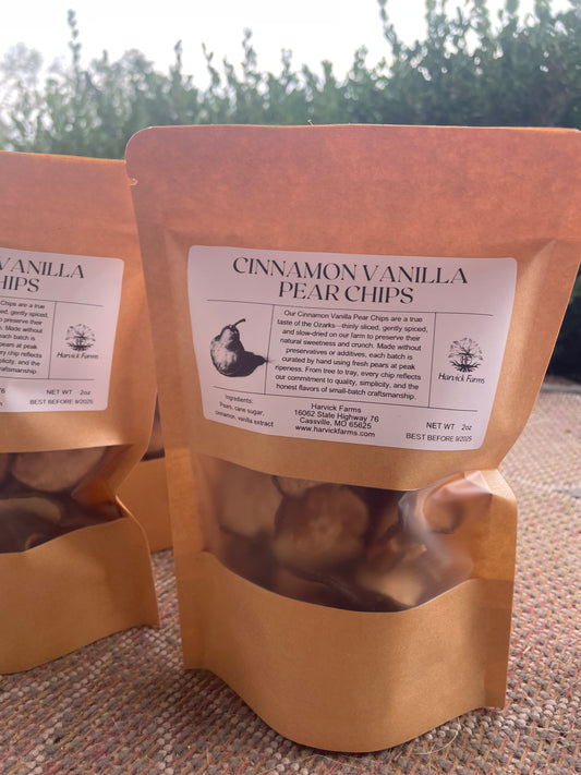 Cinnamon Vanilla Pear Chips