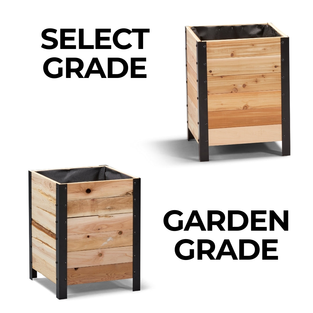 18″ x 18″ Planter Box - 24" TALL / Select Grade - Harvick Farms 