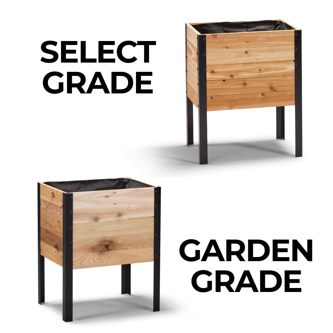 18″ x 24″ Deep Root Raised Garden Bed - 30″ TALL / Select Grade - Harvick Farms 