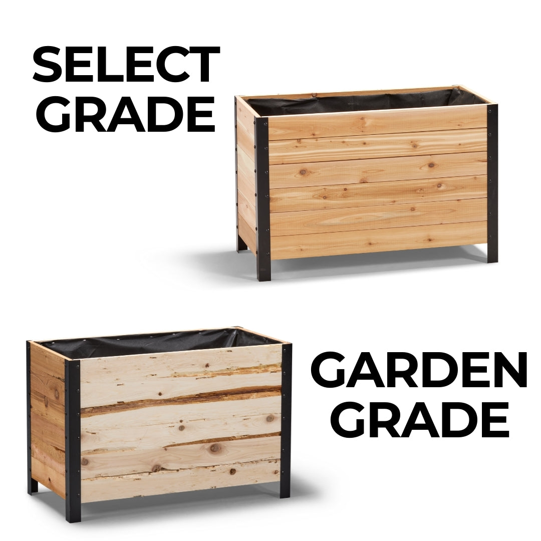 18" x 36" Planter Box - 24" TALL / Select Grade - Harvick Farms 