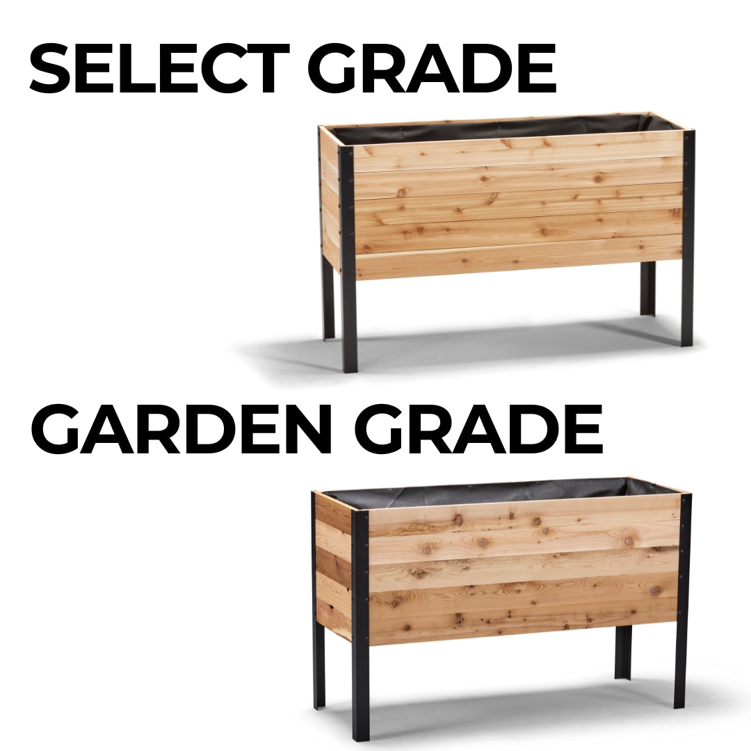 18″ x 48″ Deep Root Raised Garden Bed - 30″ TALL - Select Grade - Harvick Farms 