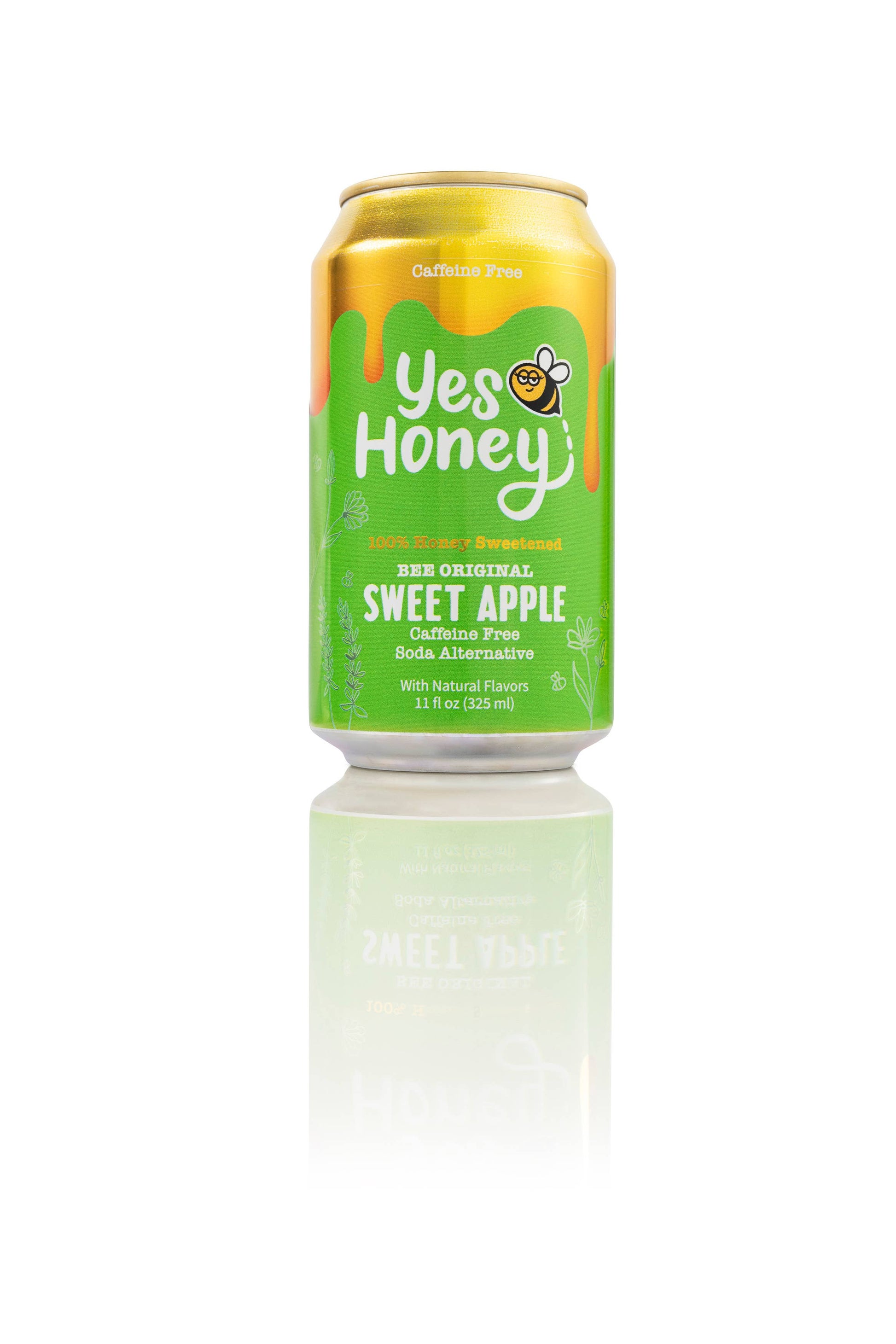 Yes Honey Apple Soda Caffeine Free | No Corn Syrup | Natural Yes Honey