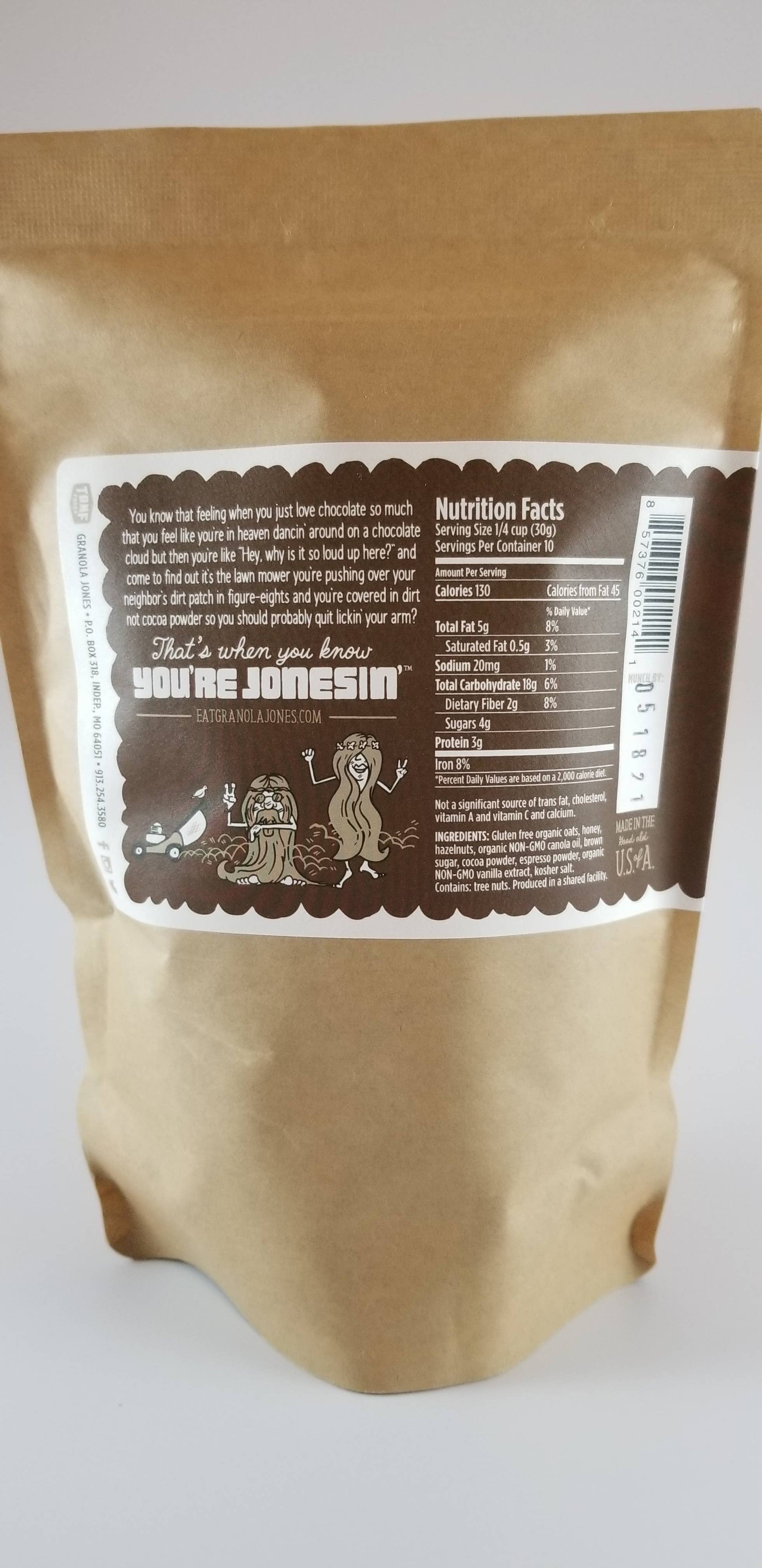 Mocha Haze Granola The Berry Nutty Farm