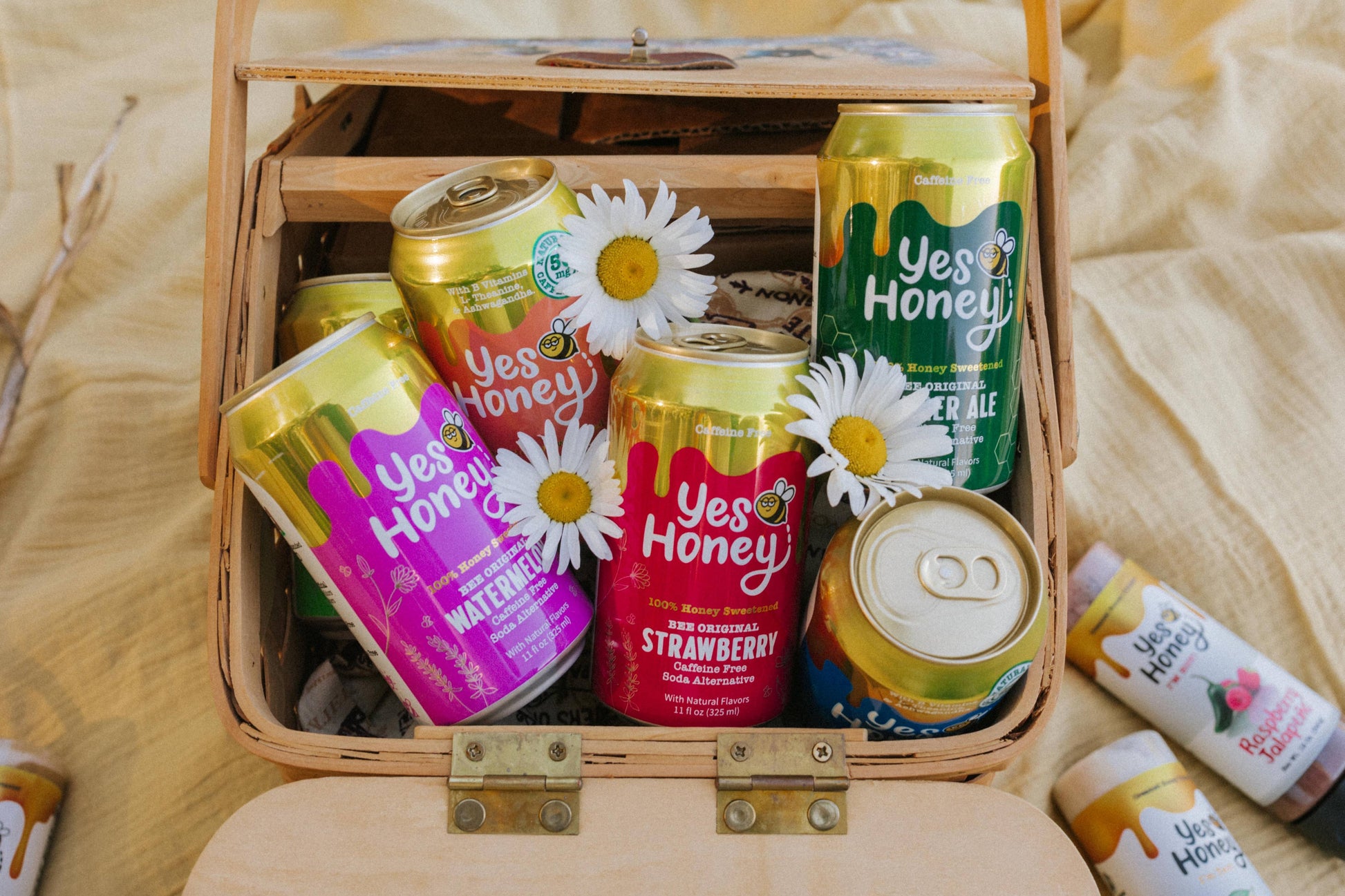 Yes Honey - 100% Honey Sweetened Soda- Watermelon  Yes Honey