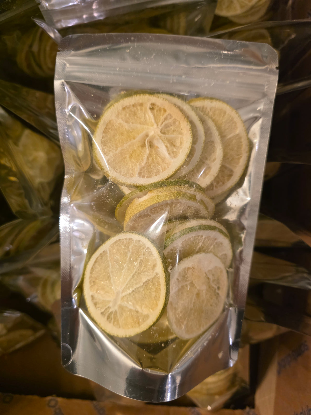Freeze-Dried Lime Slices – Wholesale Case (30 Pouches)