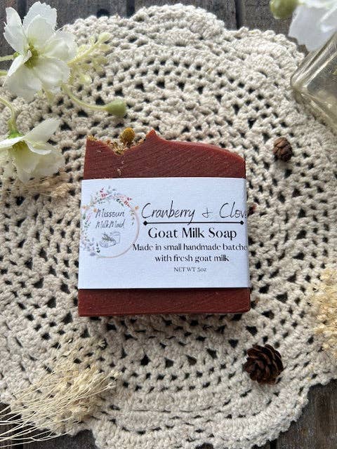 Cranberry & Clove Soap Missouri MilkMaid