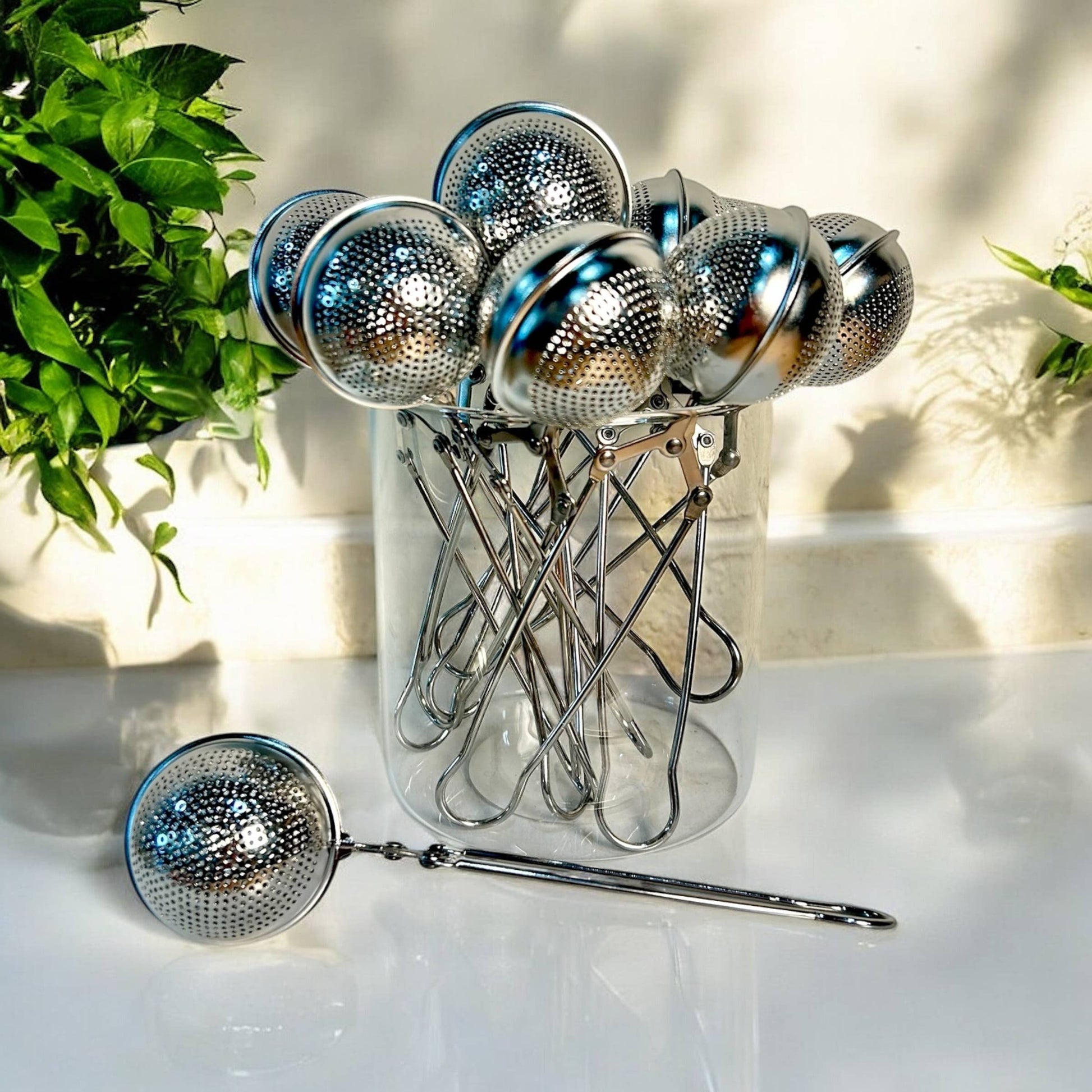 Stainless Steel Tea Strainer | Infuser | Earth Day Best Bamboo Switch