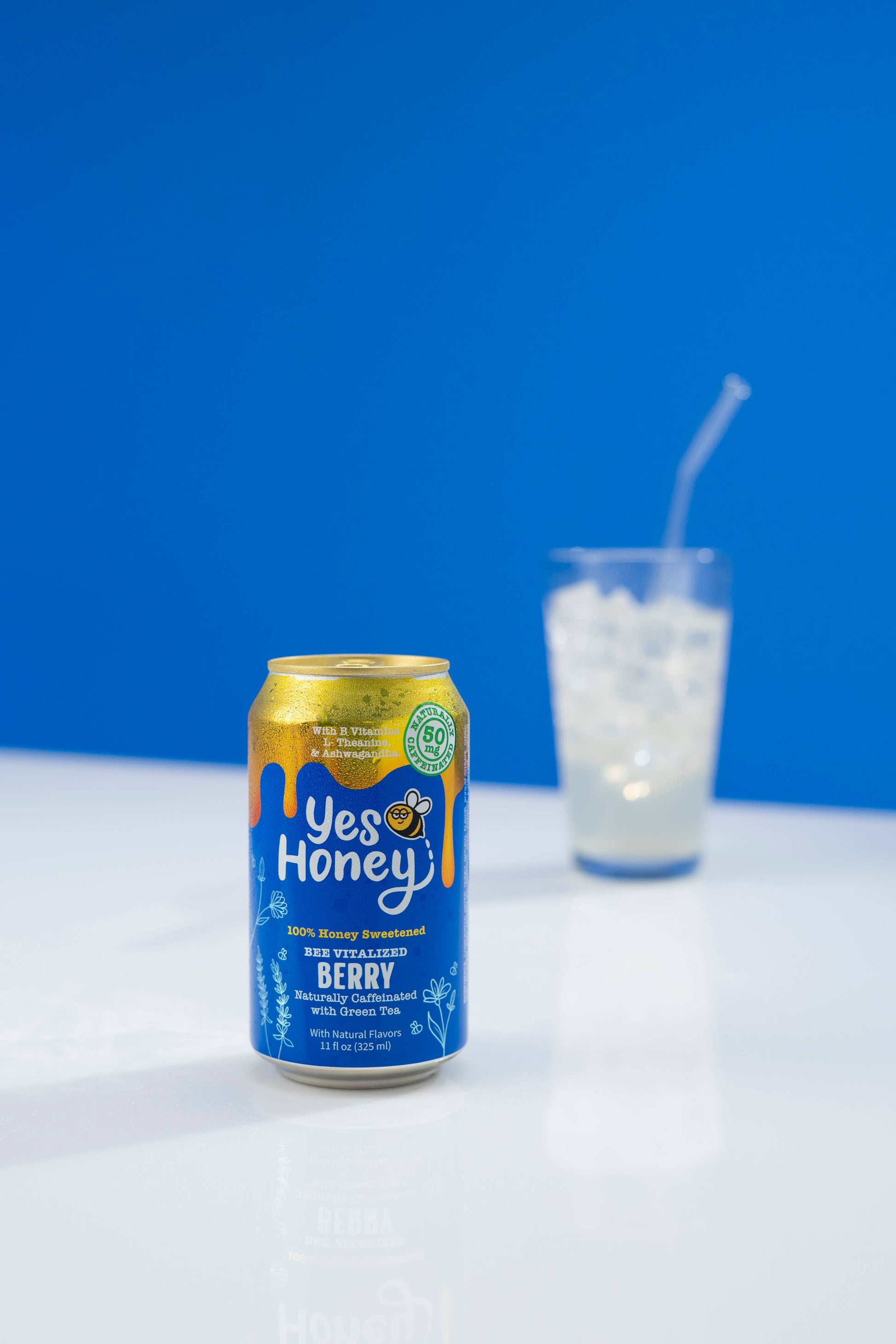 Yes Honey - 100% HoneySweetened Soda Sparkling Berry Tea Yes Honey
