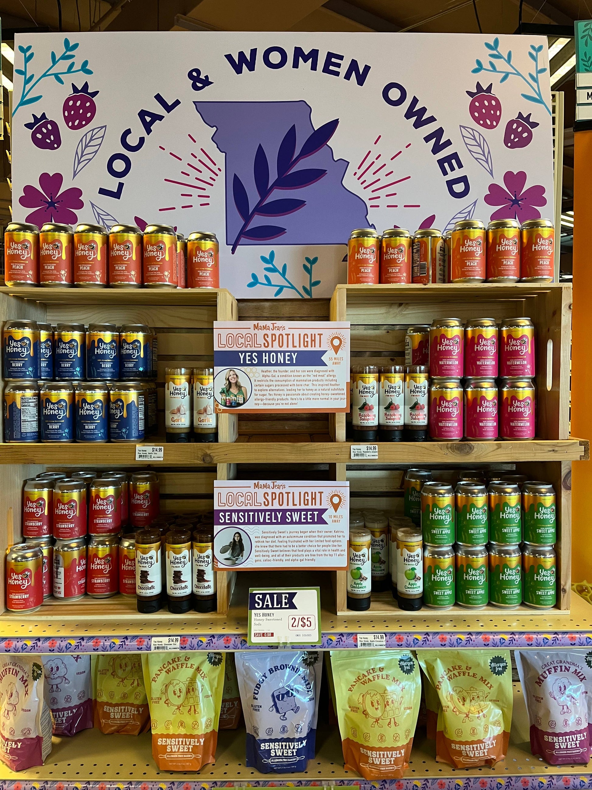 Yes Honey- 100% Honey Sweetened Soda- Strawberry  Yes Honey