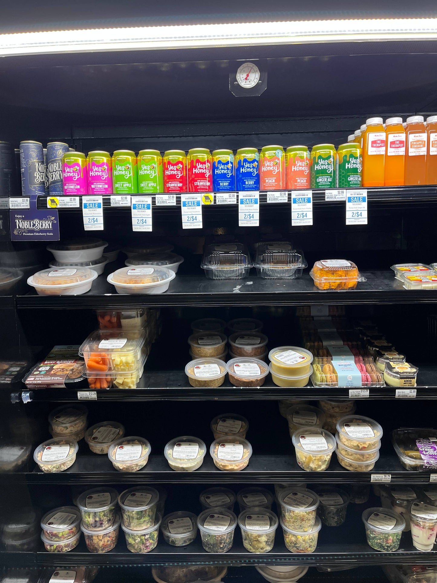 Yes Honey- 100% Honey Sweetened Soda- Strawberry  Yes Honey