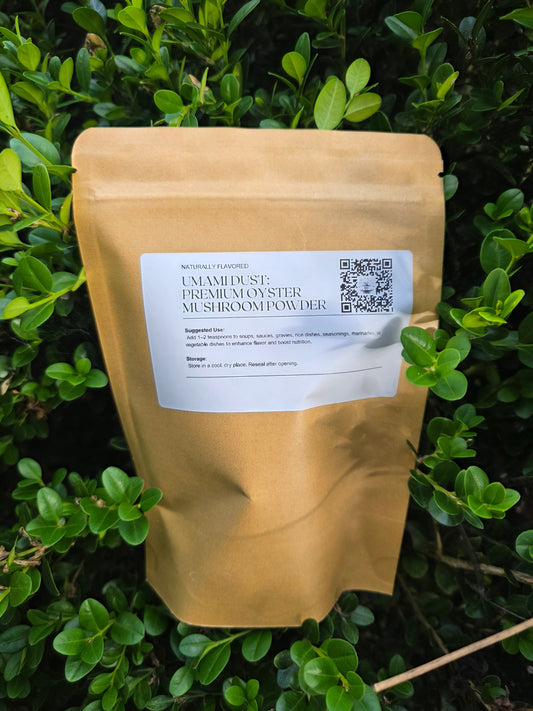 Umami Dust:  Premium Oyster Mushroom Powder - 2oz Harvick Farms
