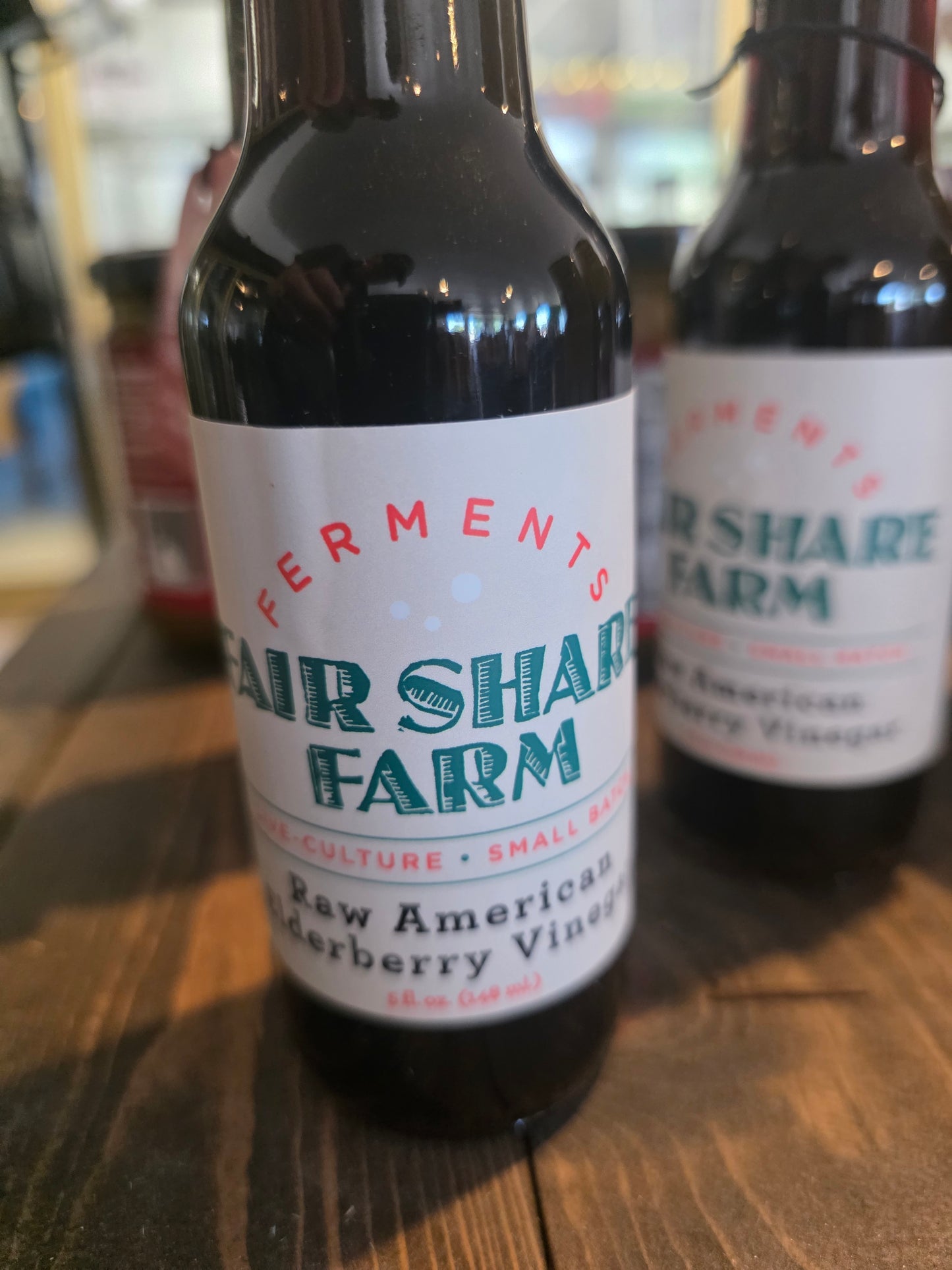 Raw American Elderberry Vinegar by Fair Share Farm