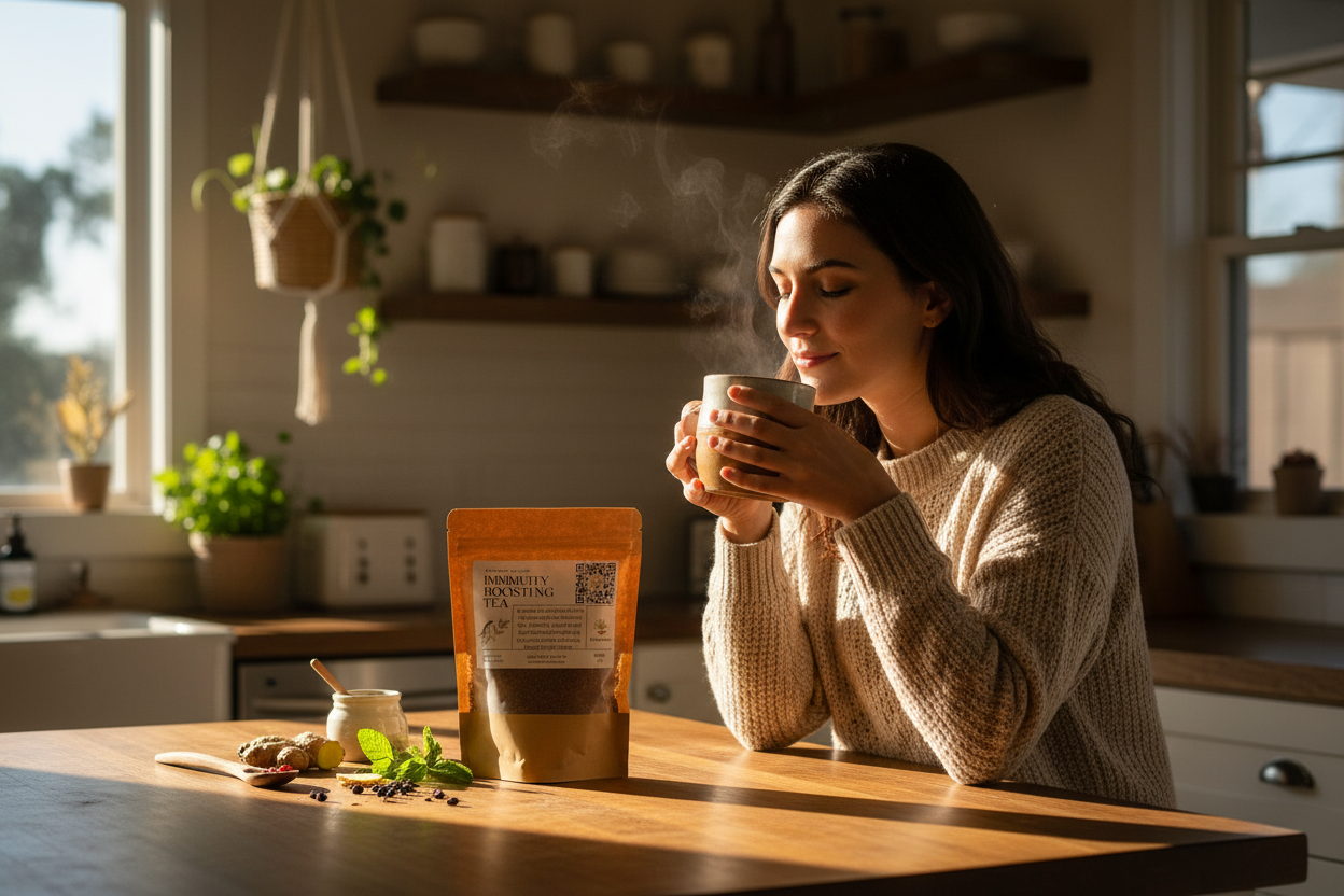 Herbal Wellness Tea - Immunity Blend with Shiso & Elderberry