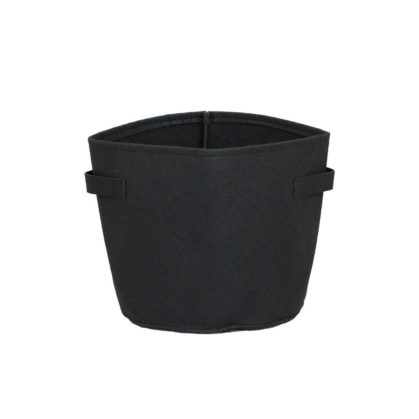 Felt Flower Pot for Indoor and Outdoor, Color: Black, 20L