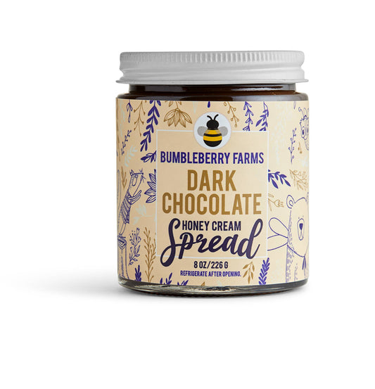 Dark Chocolate Honey Cream Spread - 8 oz.