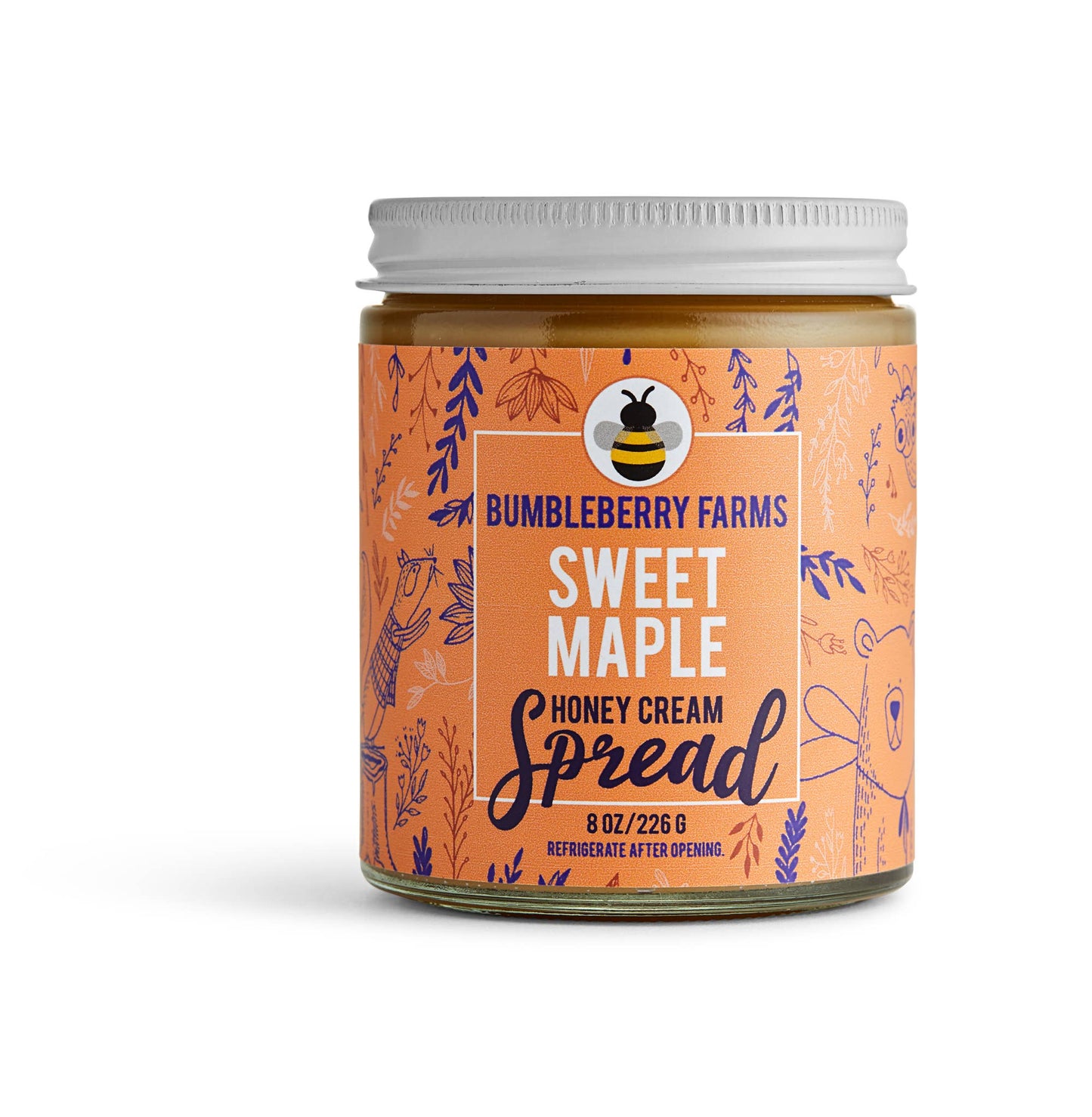 Sweet Maple Honey Cream Spread- 8 oz