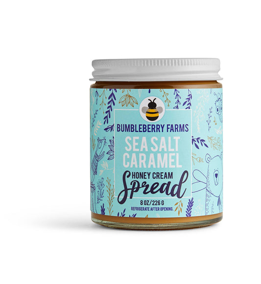 Sea Salt Caramel Honey Cream Spread - 8OZ